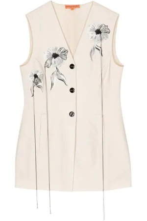 STINE GOYA Fillo embroidered waistcoat