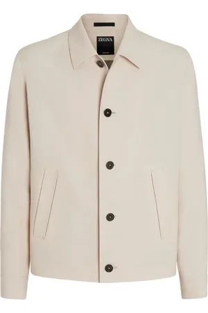 Ermenegildo Zegna Chore linen shirt jeacket