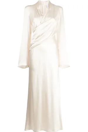 Acler Piccadilly satin midi dress