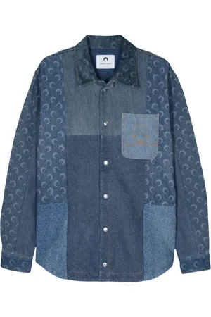 Marine Serre Deadstock denim jacket