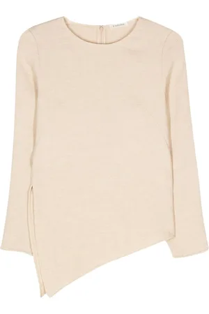 By Malene Birger Textured asymmetric top