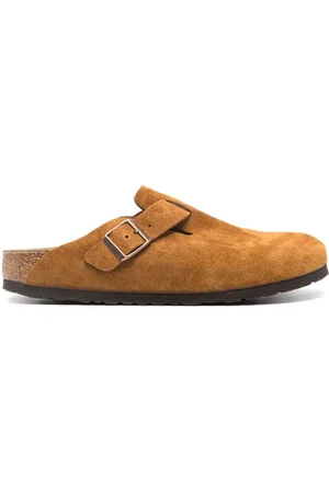 Birkenstock Boston Soft suede slippers