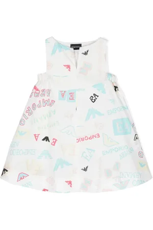 Emporio Armani Logo-print sleeveless dress