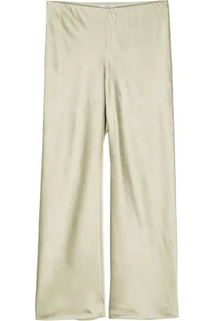 Vince High-waisted satin trousers