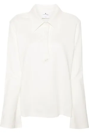 Courrèges Piqué cotton polo shirt