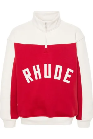 Rhude Contrast Varsity cotton sweatshirt