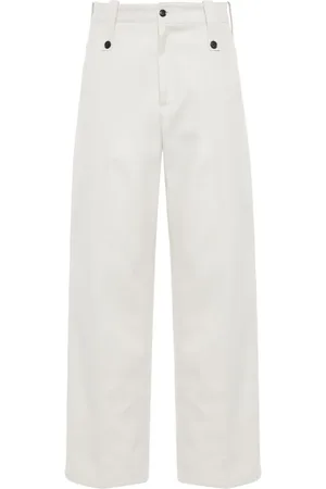 PAURA Kyros cotton straight-leg trousers