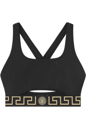 VERSACE Greca Border bikini top