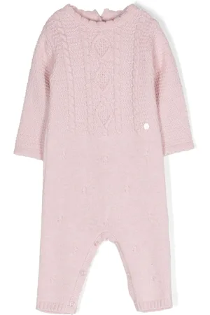 PATACHOU Cable-knit round-neck romper