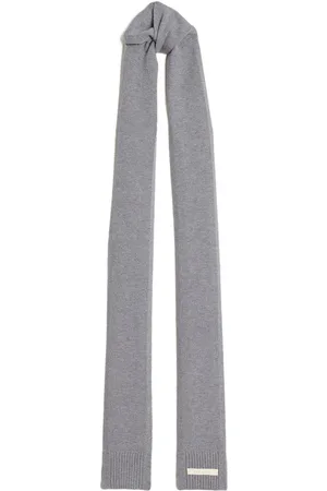 Apparis Logo-patch knitted scarf