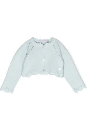 PATACHOU Crochet-knit button-up cardigan