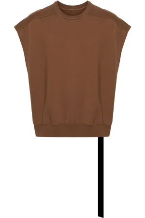 Rick Owens Sleeveless organic cotton sweatshirt