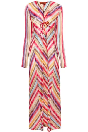 Missoni Zigzag-woven maxi cardigan