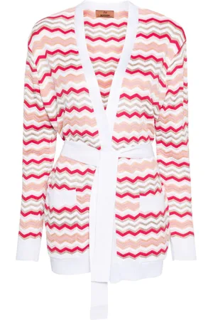 Missoni Zigzag chevron-knit cardicoat