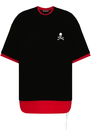 MASTERMIND JAPAN Layered skull-print T-shirt