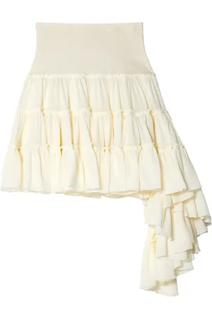 Loewe Ruffled asymmetric miniskirt