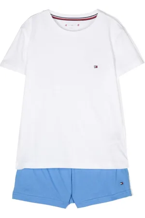 Tommy Hilfiger Logo-embroidered shorts set