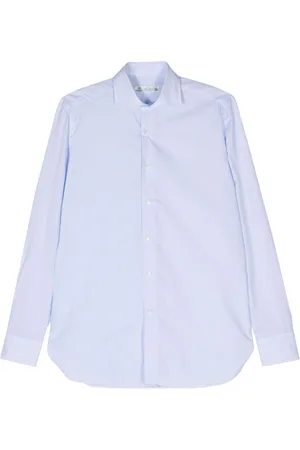 LUIGI BORRELLI NAPOLI Striped cotton shirt