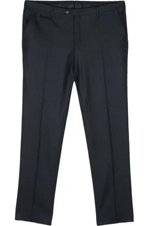 corneliani Check-pattern wool tailored trousers