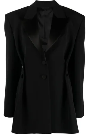 Givenchy Pleated single-breasted wool blazer