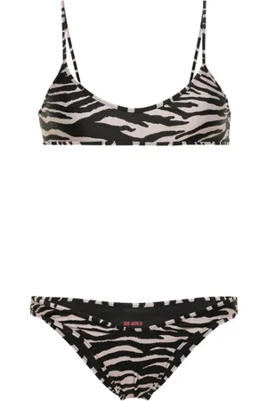 The Attico Zebra-print bikini