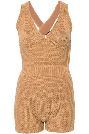 Max Mara Abavo knitted playsuit