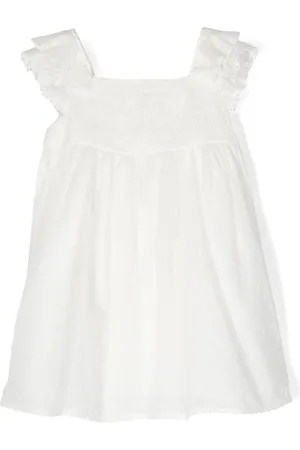 Stella McCartney Point d’esprit-pattern cotton dress
