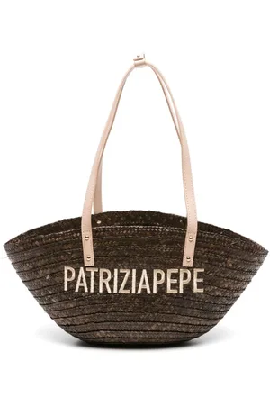 Patrizia Pepe Summer straw beach bag