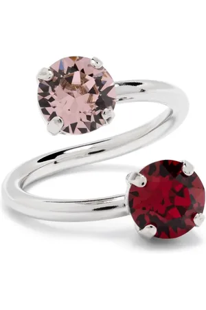 Justine Clenquet Chris crystal-embellished ring
