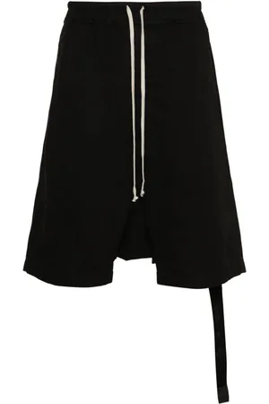 Rick Owens Drawstring Pods drop-crotch shorts