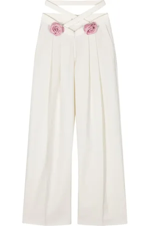 Seen Users Wrapped In Roses palazzo pants