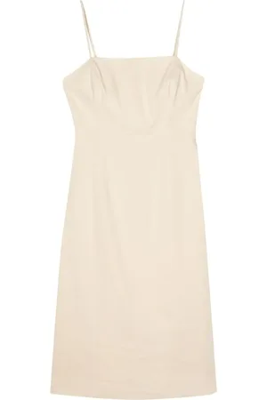 THEORY Sleeveless A-line midi dress