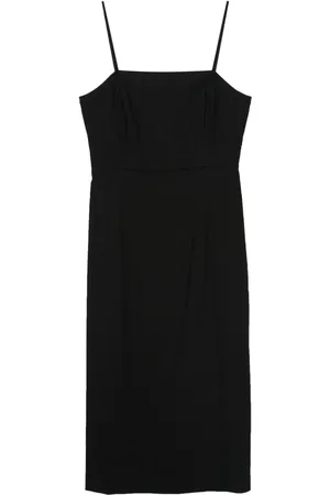 THEORY Sleeveless A-line midi dress