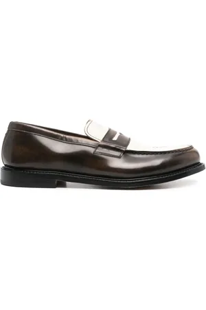 Premiata Two-tone leather loafers
