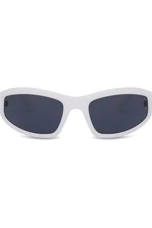 Moschino Biker-style frame sunglasses
