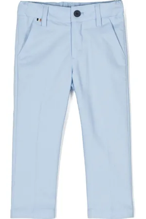 HUGO BOSS Patterned-jacquard tapered trousers