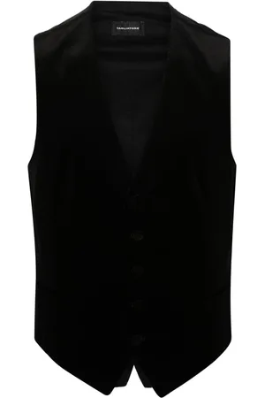 TAGLIATORE Velvet buttoned vest