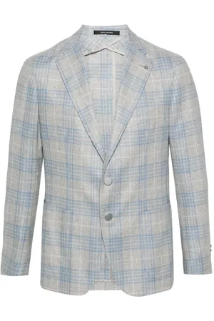 TAGLIATORE Single-breasted checked blazer