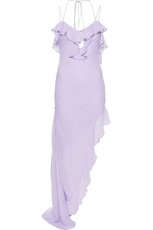 De La Vali Magdalena ruffled gown