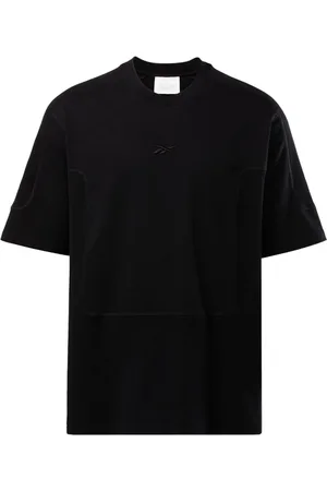 Reebok Logo-embroidered cotton T-shirt