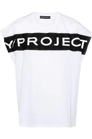 Y / PROJECT Logo-print cotton tank top