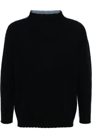 TAGLIATORE Colourblock high-neck jumper