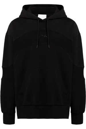 Reebok Panelled cotton hoodie