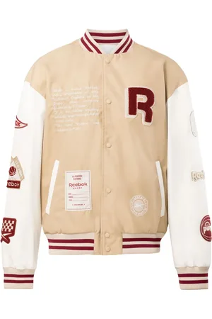 Reebok Logo-appliqué bomber jacket