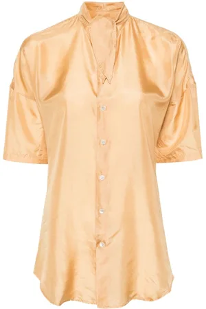 LEMAIRE Tied silk shirt