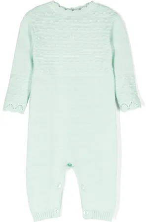 PATACHOU Crochet-knit cotton romper