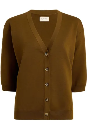 Khaite The Tedi fine-knit cardigan