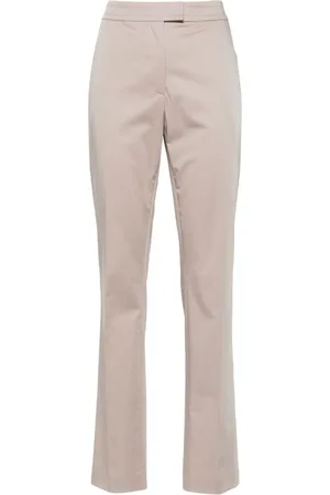 HUGO BOSS Slim-fit satin trousers