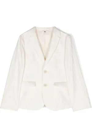 Emporio Armani Logo-jacquard blazer