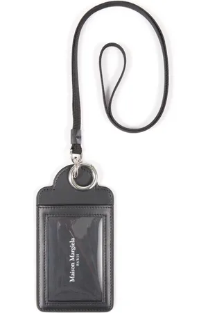 Maison Margiela Four stitch-appliqué leather cardholder